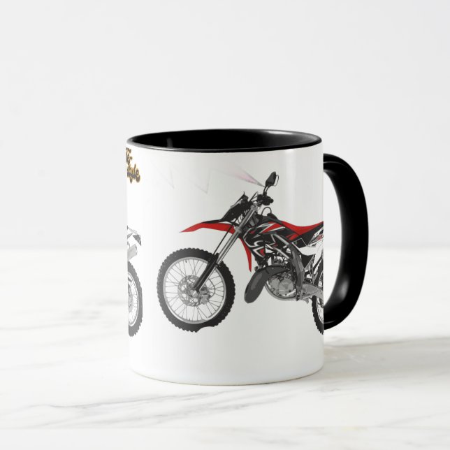 Cykelkonst för racing mugg (Framsida höger)