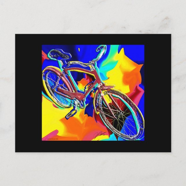 cykelkonst vykort (Framsida)