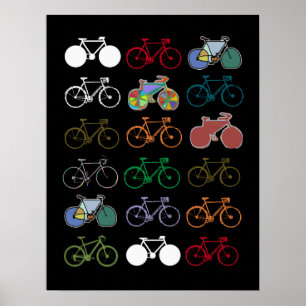 Cykelkonsthandlare för väggar poster
