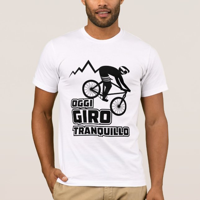 Cykelkörning T-skjortans utformning T Shirt (Framsida)
