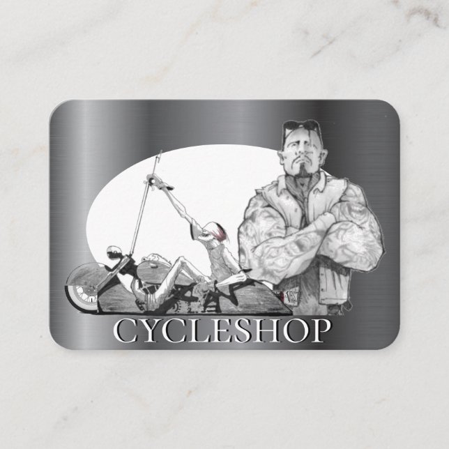 Cykelkort Visitkort (Framsida)