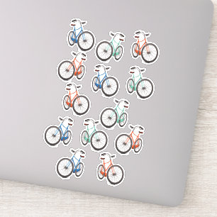 Cykelmönster Klistermärken
