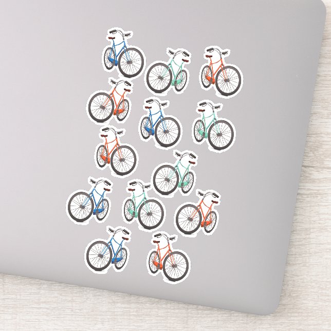 Cykelmönster Klistermärken (Detalj)