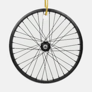 cykeln binder rullar julgransprydnad keramik