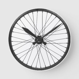 cykeln binder rullar rund klocka