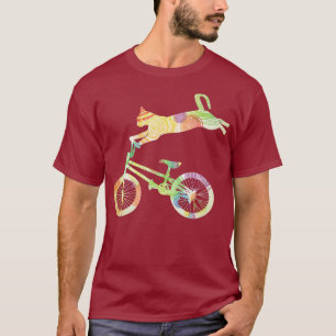 Cykeln Cat Bike Cycling - din gift-samling T Shirt