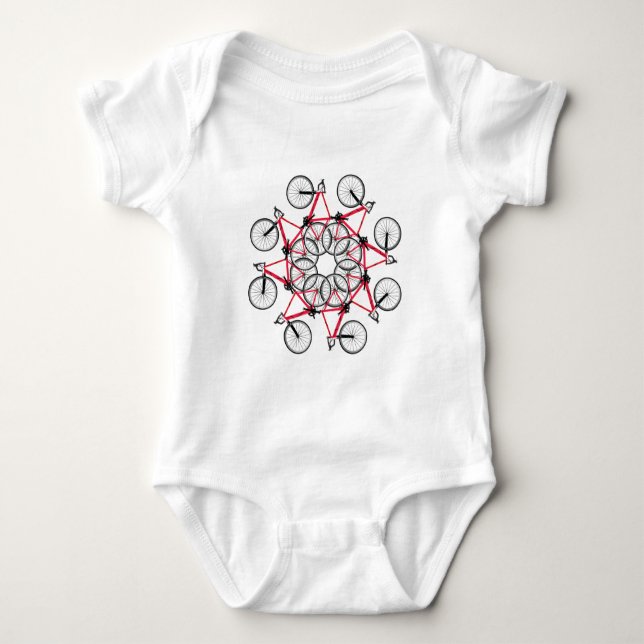 Cykeln cyklar tee shirt (Framsida)