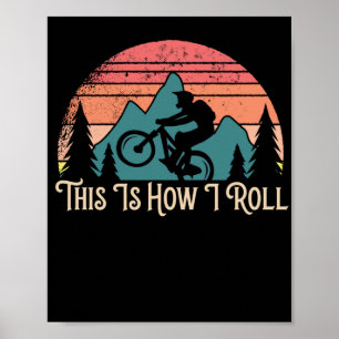 Cykeln för bike-cykelcykelns här är hur jag rullar poster