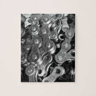 Cykeln kedjar anknyter pussel