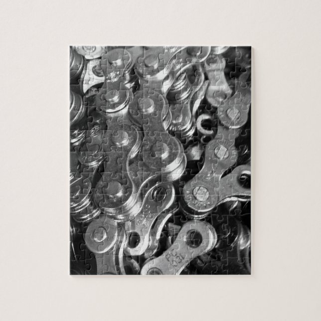 Cykeln kedjar anknyter pussel (Vertikal)