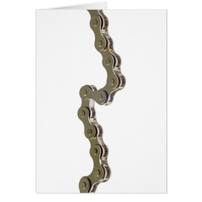 Cykeln kedjar hälsningskort (Framsidan)