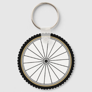 Cykeln rullar nyckelring
