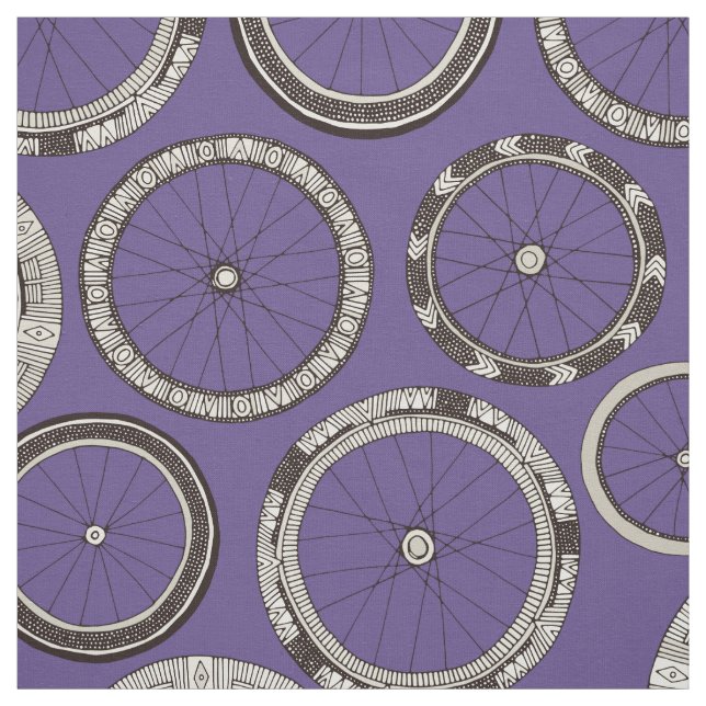 cykeln rullar violeten tyg (Provkarta)