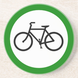 Cykeln trafikerar huvudvägen undertecknar underlägg