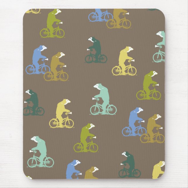Cykeln uthärdar Mousepad Musmatta (Framsidan)