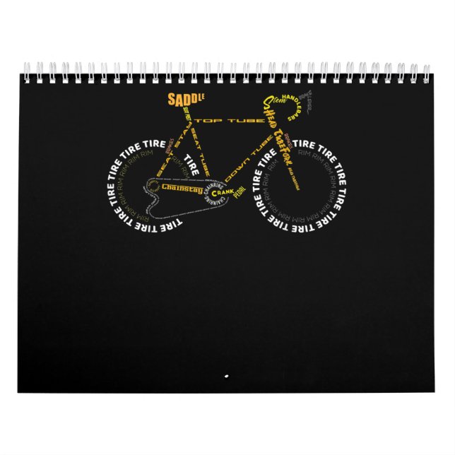 Cykelns    anatomyCute Cycling är Life Gift Kalender (Omslag)
