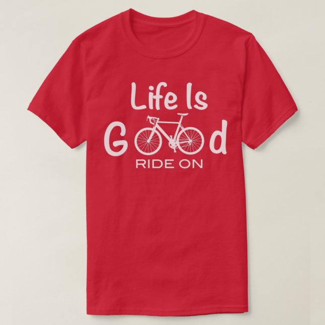 Cykelns livslängd är Bran på Bike Design T Shirt (Design framsida)