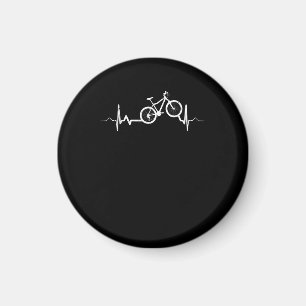 Cykelns pulsslag Cykling Mountain Bike Magnet