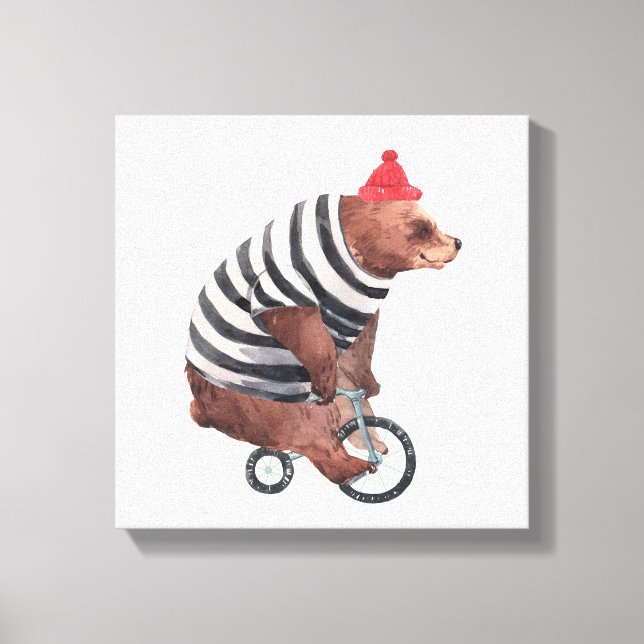 Cykelns Roligt Canvastryck (Framsida)