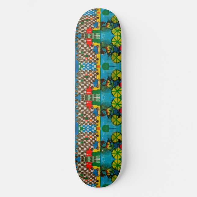 Cykelns springer mini skateboard bräda 18,5 cm (Framsida)