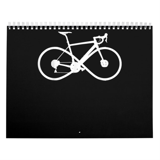 Cykelofinity Road Bike Tävla Cycling Cyclist Kalender (Omslag)
