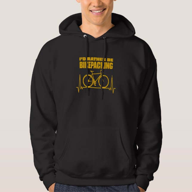 Cykelpackare Jag hellre cykelpackar 1 Hoodie (Framsida)