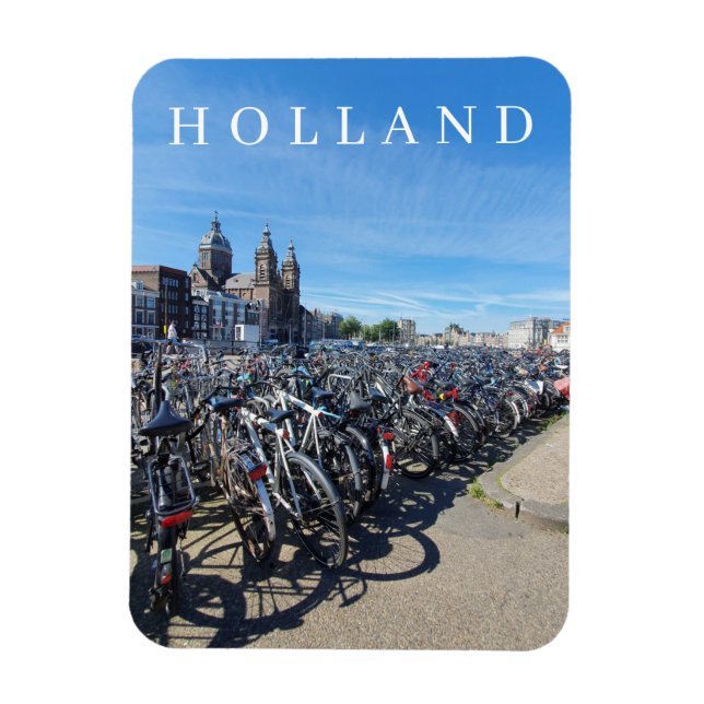 Cykelparkeringskassett i Holland Magnet (Vertikal)
