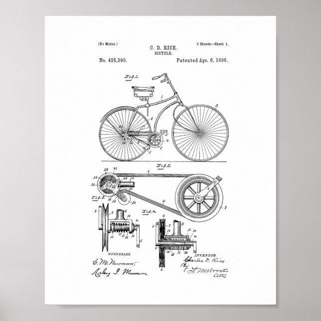 Cykelpatent Poster (Framsidan)