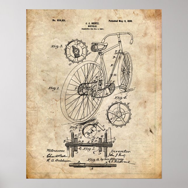 Cykelpatent Poster (Framsidan)