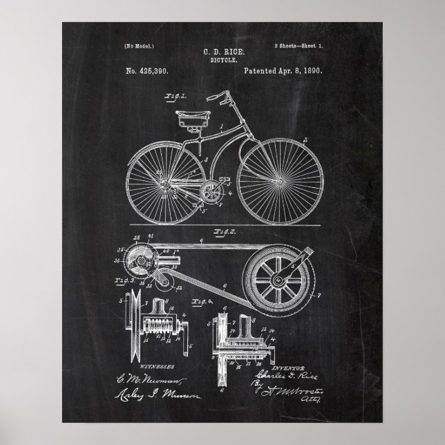Cykelpatent Poster (Framsidan)