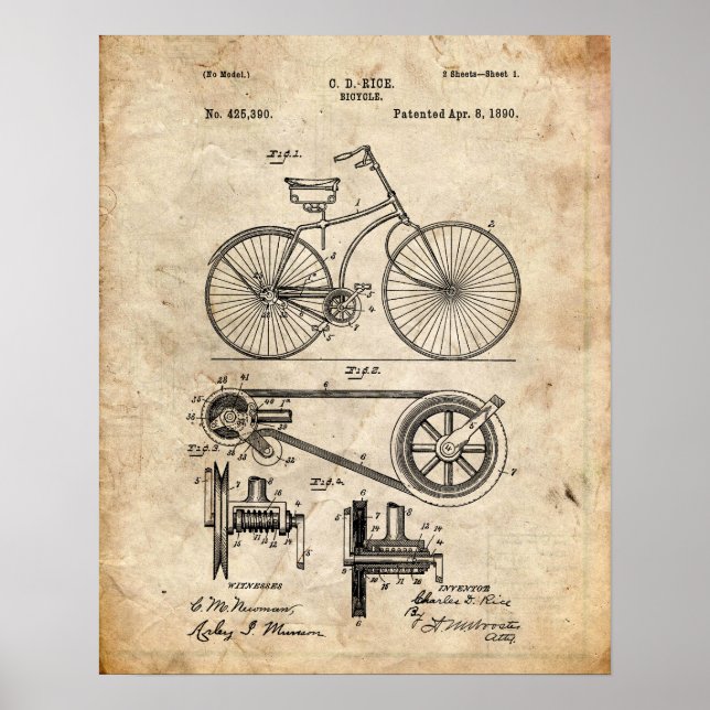 Cykelpatent Poster (Framsidan)