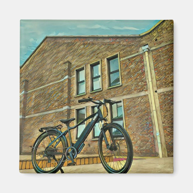 Cykelpresenter för henne magnet (Framsidan)