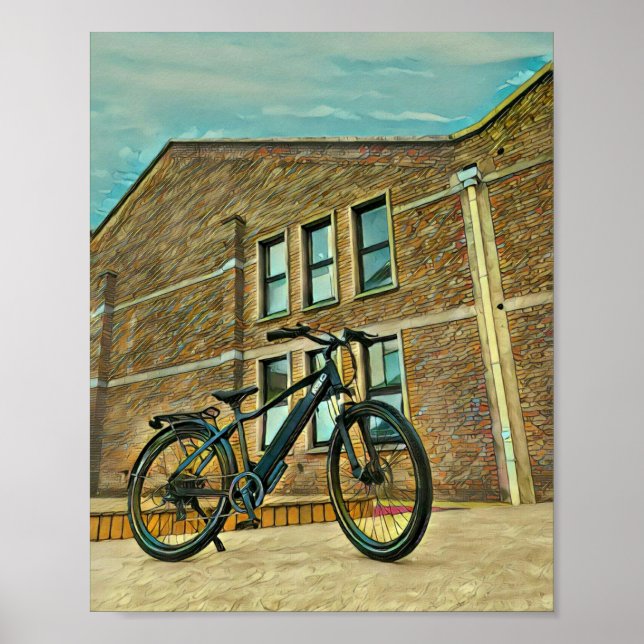 Cykelpresenter för henne poster (Framsidan)