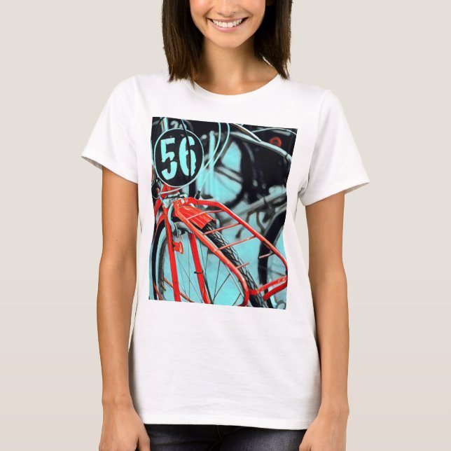 Cykelpresenter för henne t shirt (Framsida)