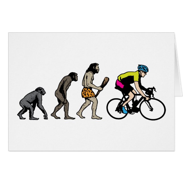 CykelRacer Hälsningskort (Framsidan Horizontal)