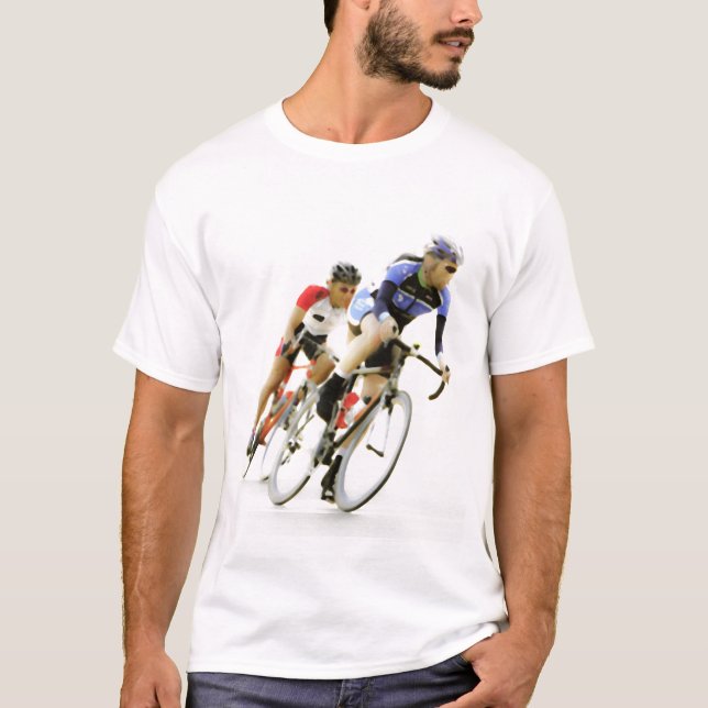 CykelRacers - färg -4 Tee (Framsida)