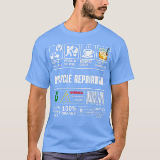 Cykelreparationsfärdigheter inkluderade Bike Älska T Shirt
