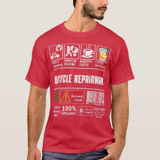 Cykelreparationsfärdigheter inkluderade Bike Älska T Shirt