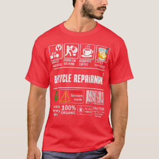Cykelreparationsfärdigheter inkluderade Bike Älska T Shirt