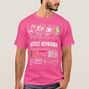 Cykelreparationsfärdigheter inkluderade Bike Älska T Shirt