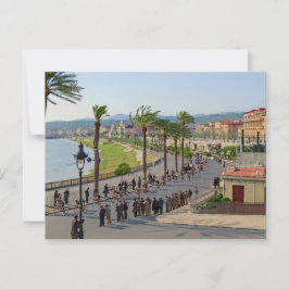 Cykelrider i Paris i Nice den 19 mars 1933 Vykort