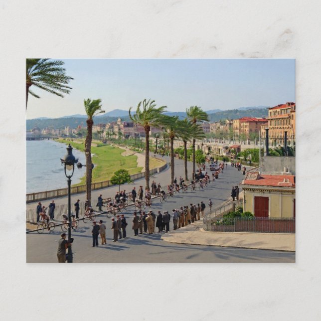 Cykelrider i Paris i Nice den 19 mars 1933 Vykort (Framsida)