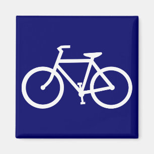 cykelsilhouette magnet