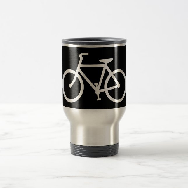 cykelsilhouette resemugg (Center)