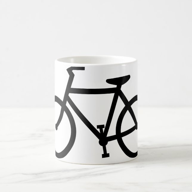 cykelsilhuett kaffemugg (Center)
