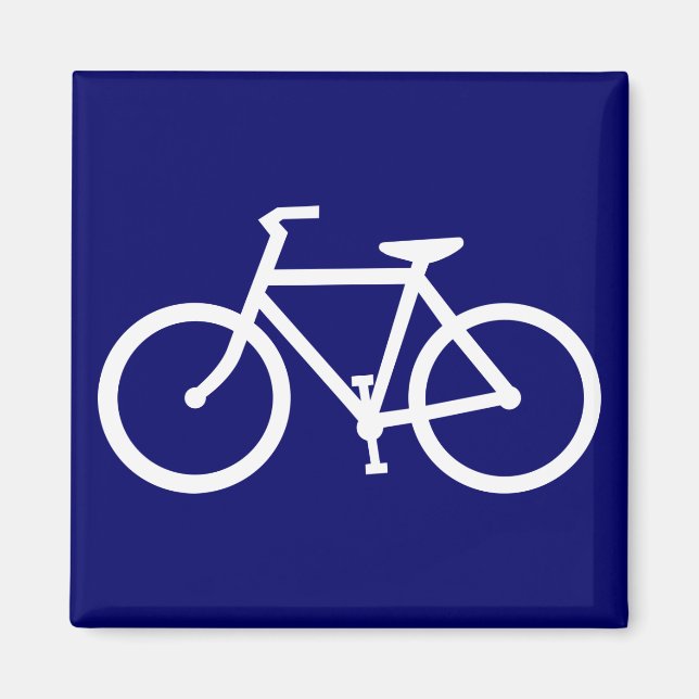 cykelsilhuett magnet (Framsidan)