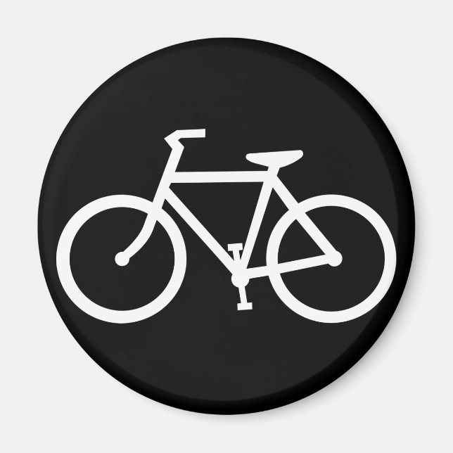 cykelsilhuett magnet (Framsidan)