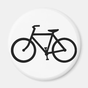cykelsilhuett magnet