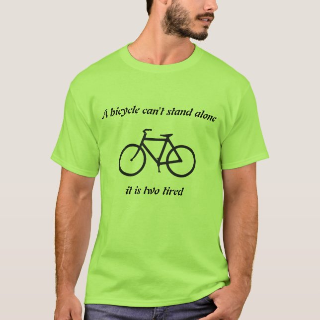 Cykelskämt Tee (Framsida)