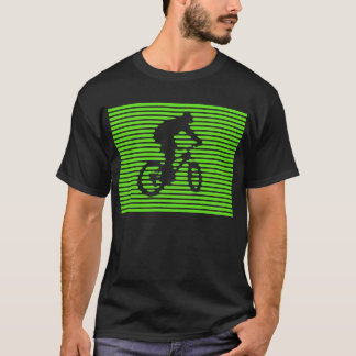 cykelskjorta - gröntlinjer t-shirt